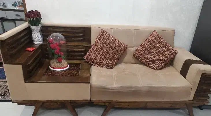 مبل 7نفره ال|مبلمان خانگی و میز عسلی|رودسر, |دیوار