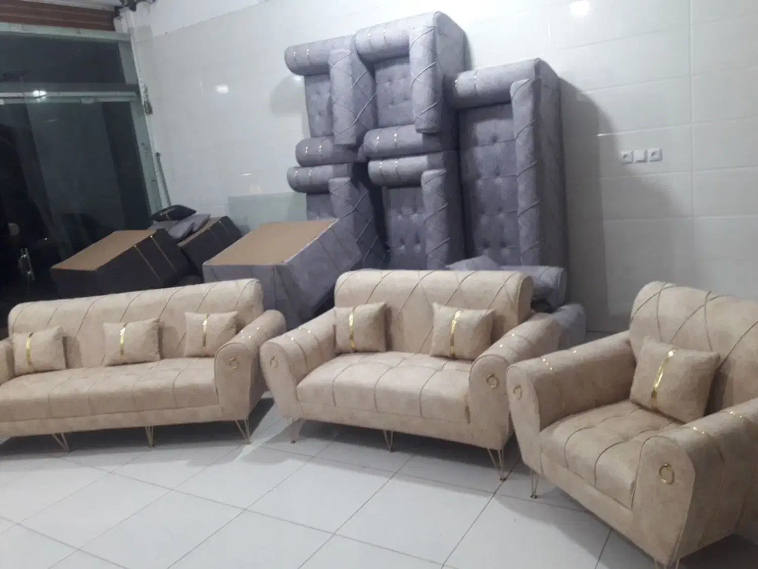 مبل مدل نیکا +(|مبلمان خانگی و میز عسلی|قم, نیروگاه|دیوار