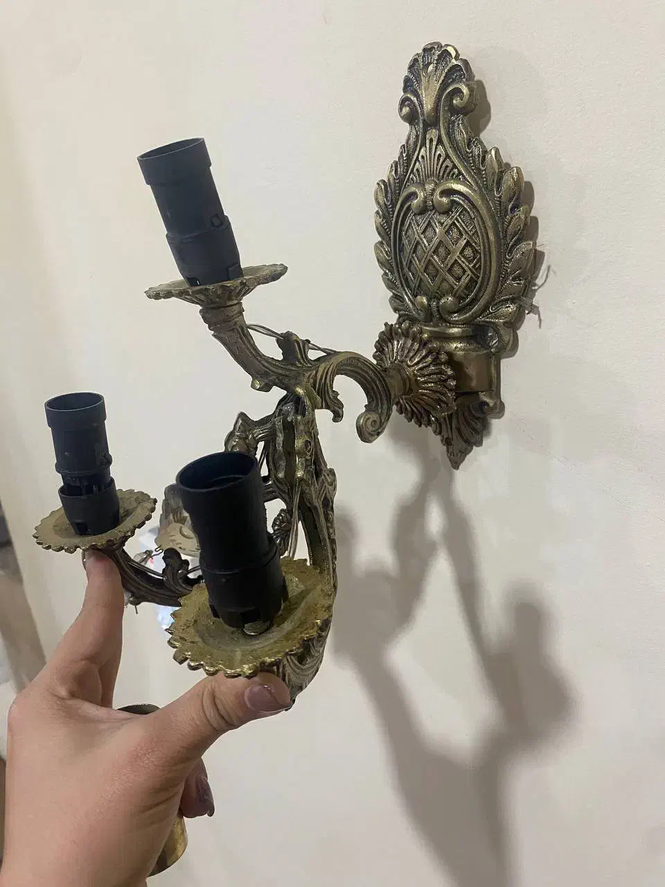 لوستر برنز|لوستر و چراغ آویز|ماهدشت, |دیوار