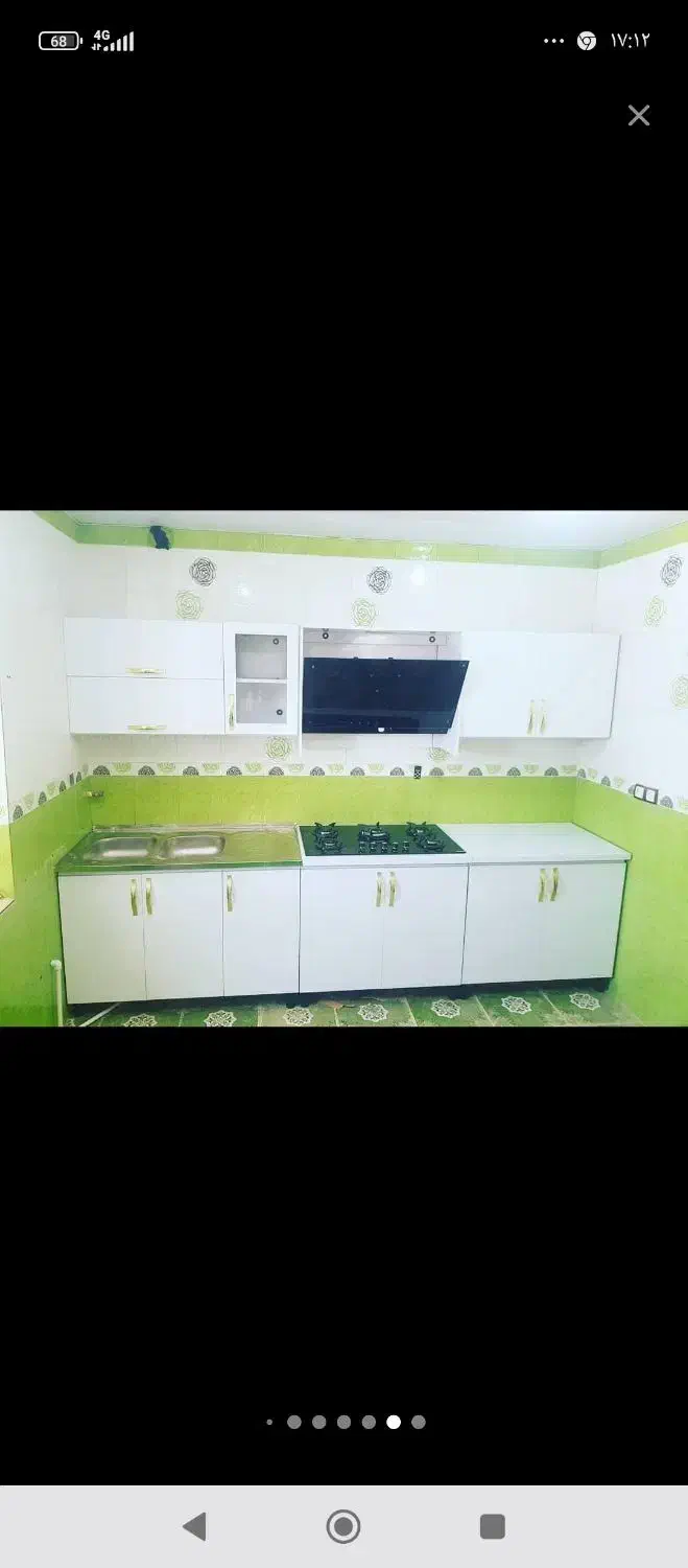 کابینت فلزی درب چوبی ورق سنگین  نو  نصب جم|مصالح و تجهیزات ساختمان|جم, |دیوار