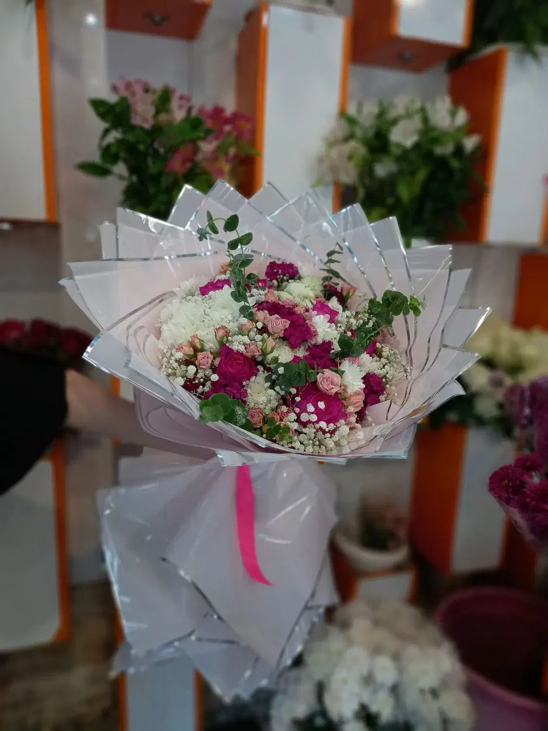 انواع باکس گل ، دسته گل ، تاج گل و|گل و گیاه طبیعی|تهران, افسریه شمالی|دیوار