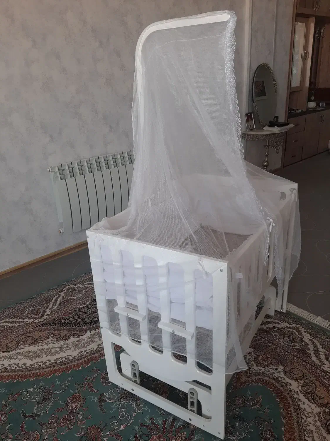 گهواره تخت کنار مادر|تخت و صندلی بچه|شهرضا, |دیوار