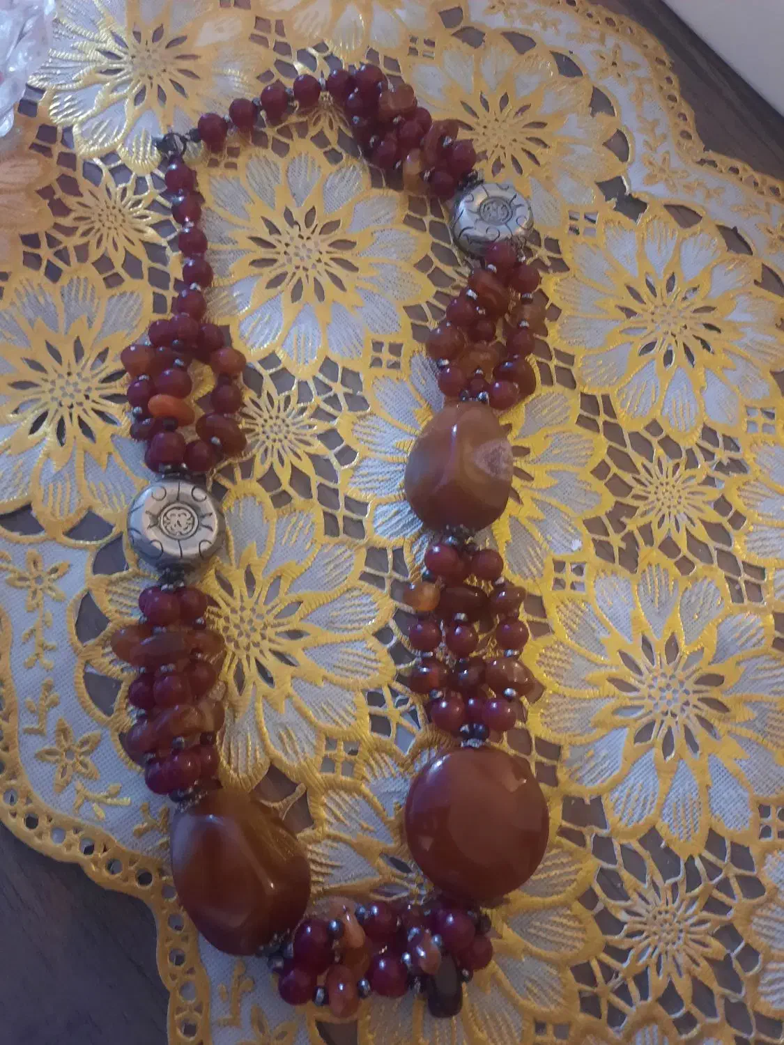 گردنبند تمام عقیق اصل اصل|کلکسیون اشیاء عتیقه|نمین, |دیوار