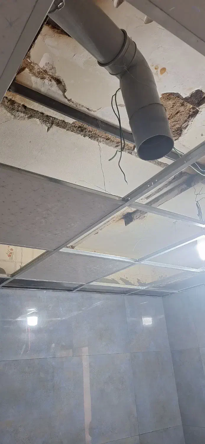 سقف کاذب پی وی سی تایل ترموال ماربل دیوارکوب قرنیز|خدمات پیشه و مهارت|شاهین‌شهر, عطار|دیوار