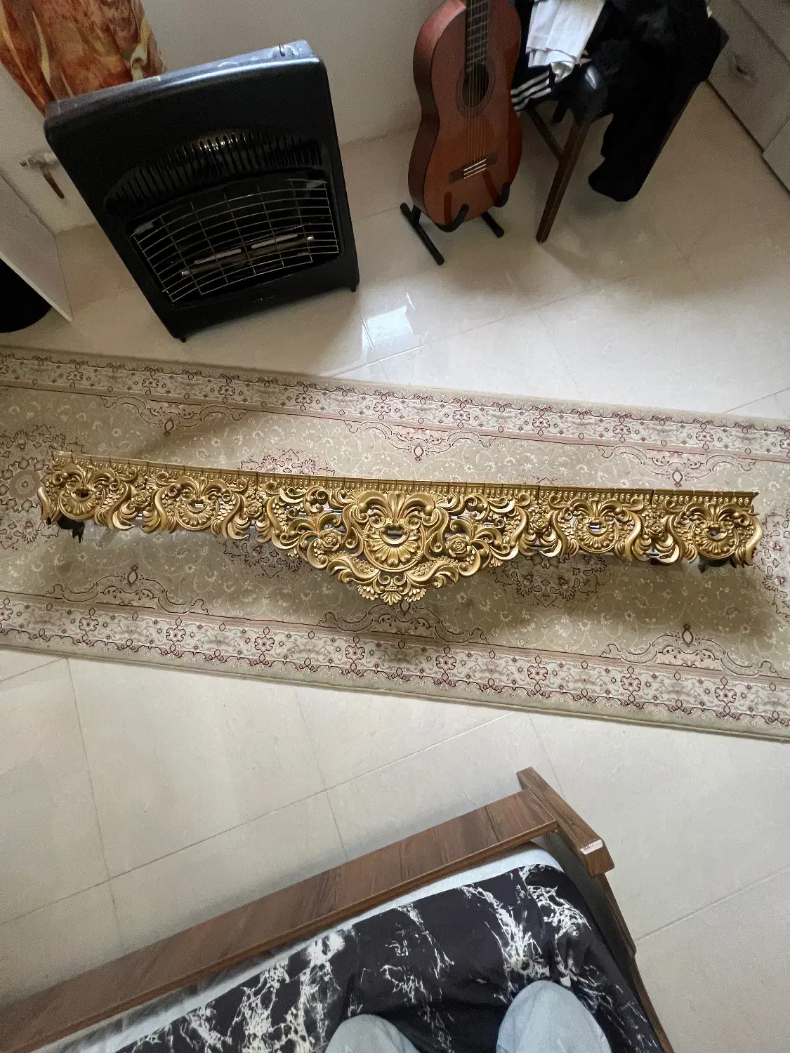 کتیبه و پرده حریر|پرده، رانر، رومیزی|رشت, نیروی دریایی|دیوار