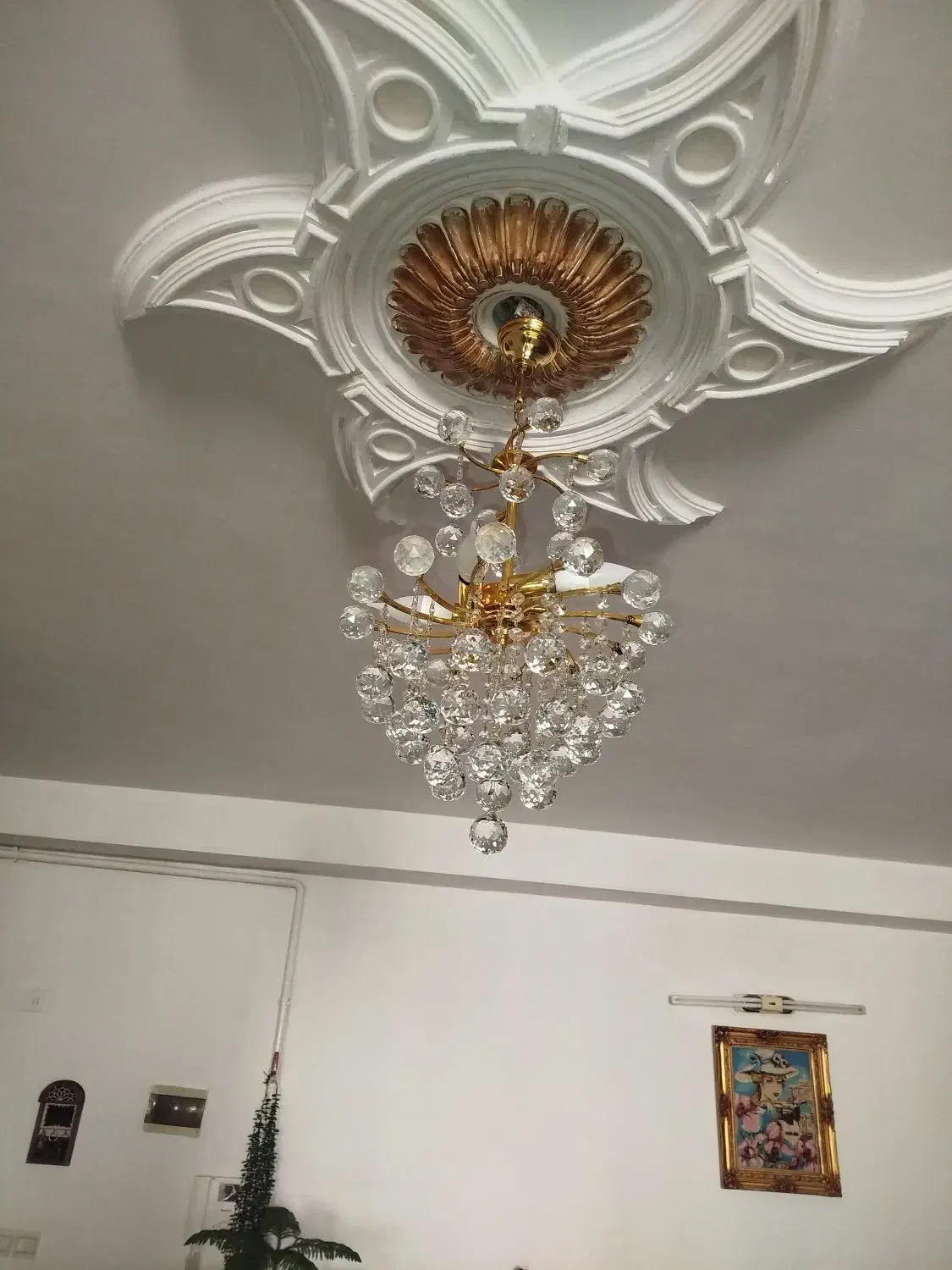 لوستر|لوستر و چراغ آویز|اراک, |دیوار