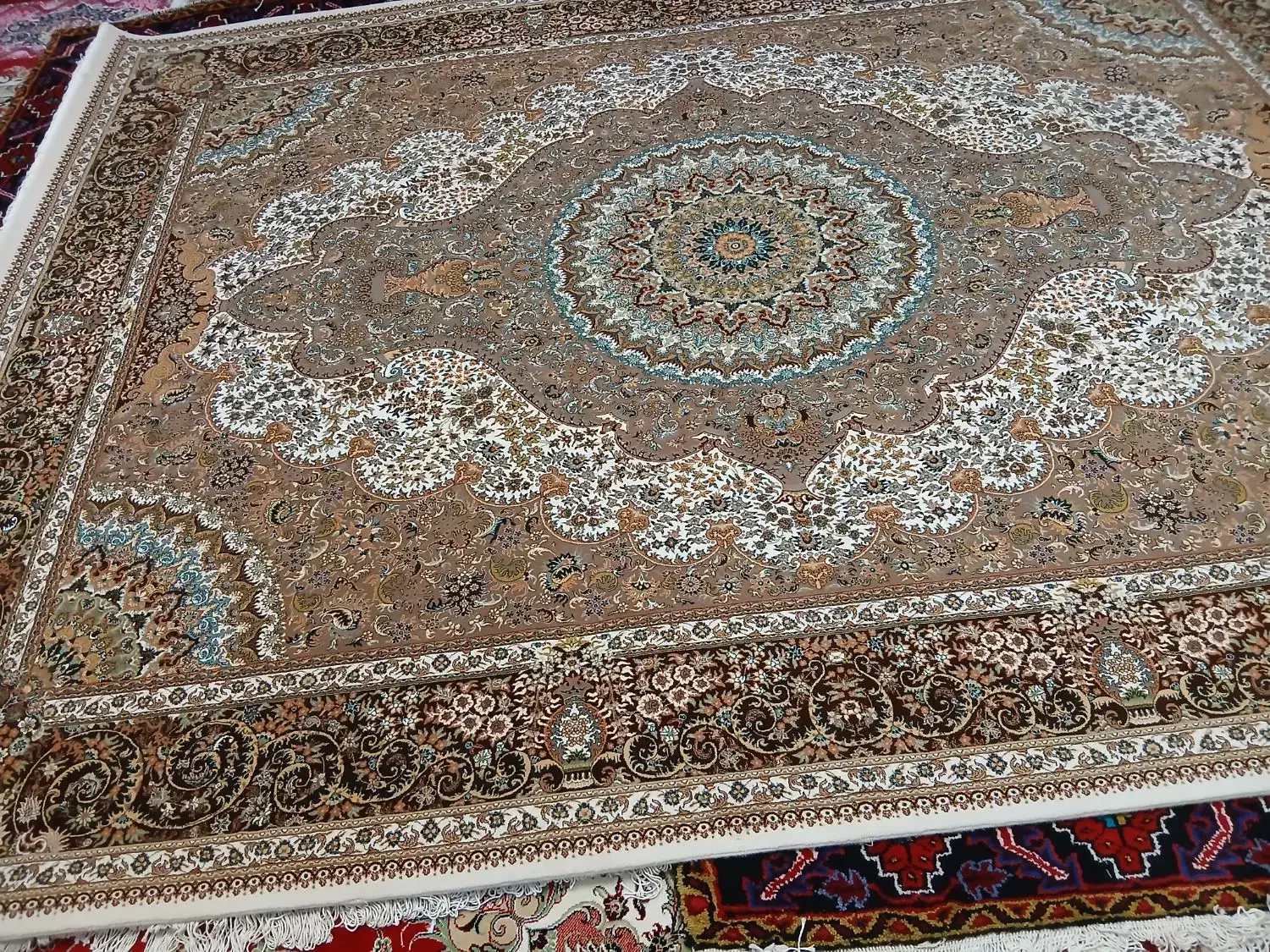 فرش ماشینی ۱۲ متری|فرش|اهر, |دیوار