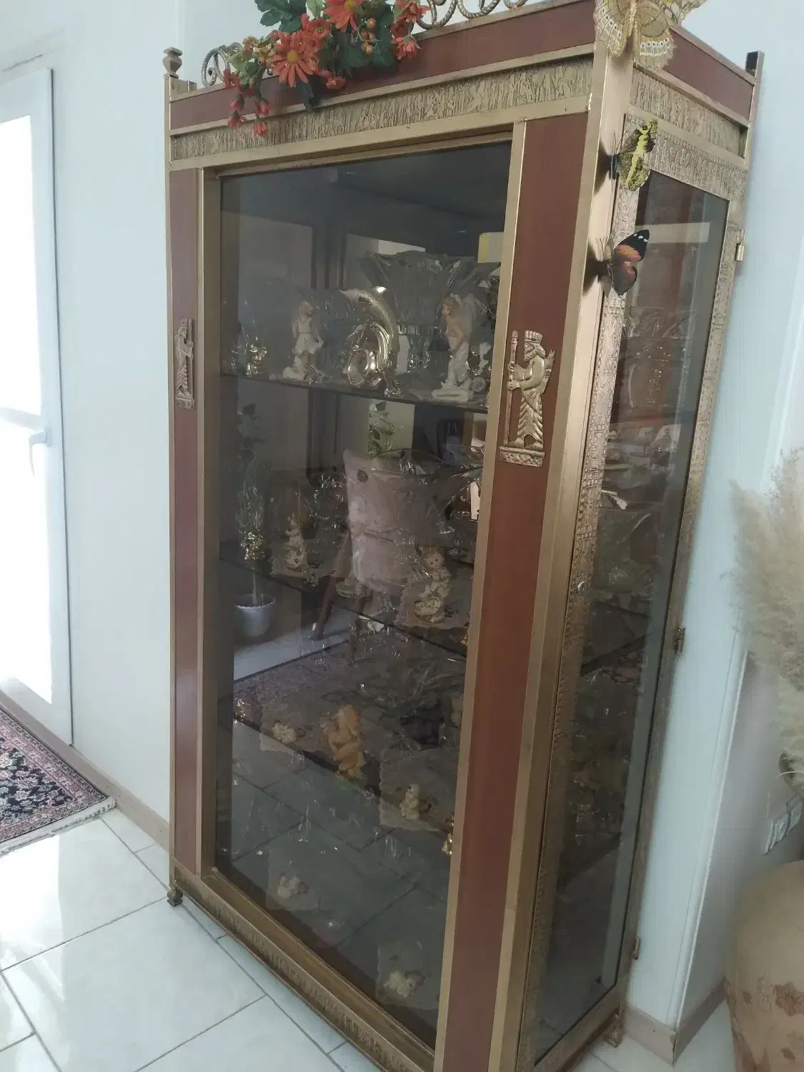 بوفه فرفورژه وچوب خوش رنگ|بوفه، ویترین، کنسول|جاجرود, |دیوار