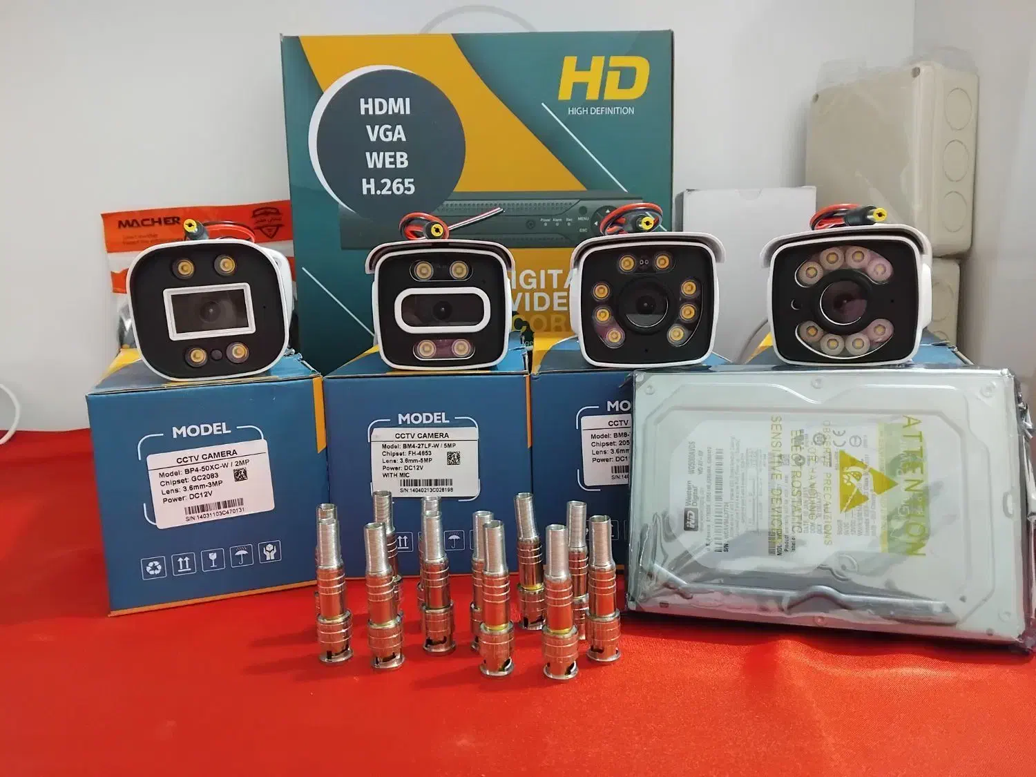 دوربین مداربسته /دزدگیر/نصب/حرفه ایی/پکیج کامل|دوربین مداربسته|سوسنگرد, |دیوار