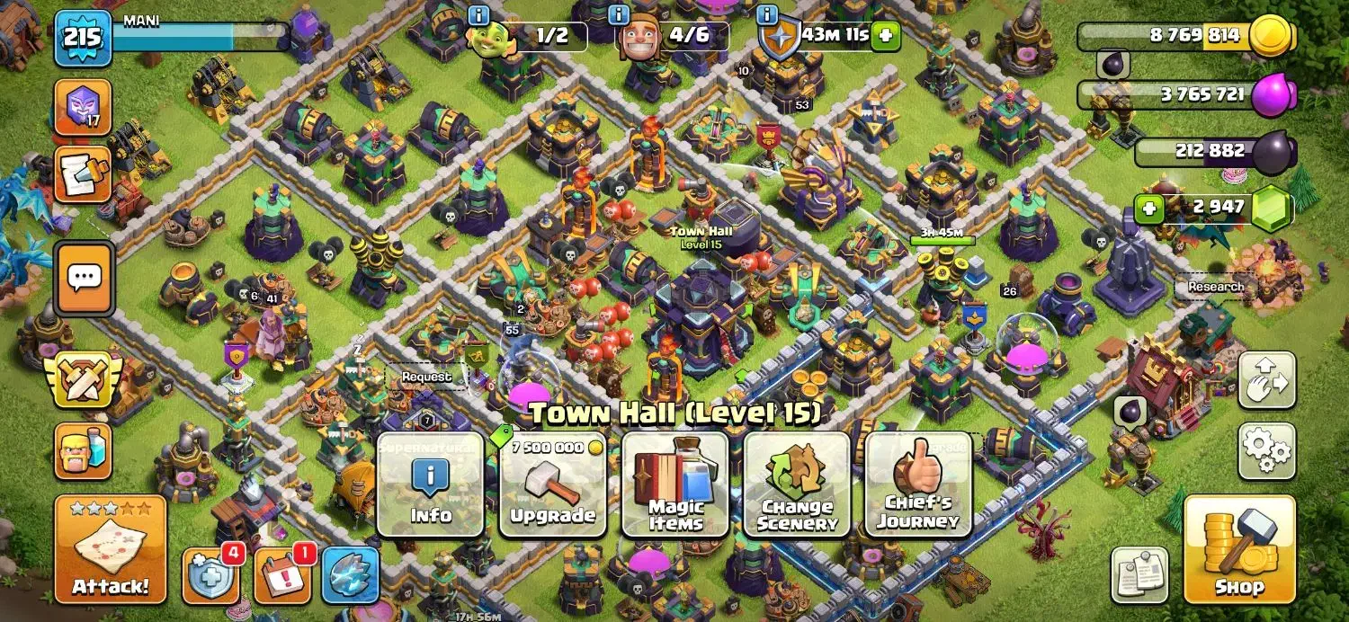 اکانت کلش اف کلنز|کنسول، بازی ویدئویی و آنلاین|سنندج, |دیوار