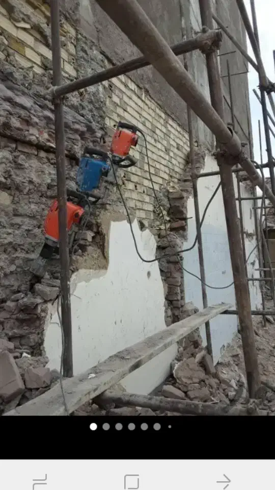 تخریب کاری با پیکور ی بزرگ وکوچک|خدمات پیشه و مهارت|زهک, |دیوار