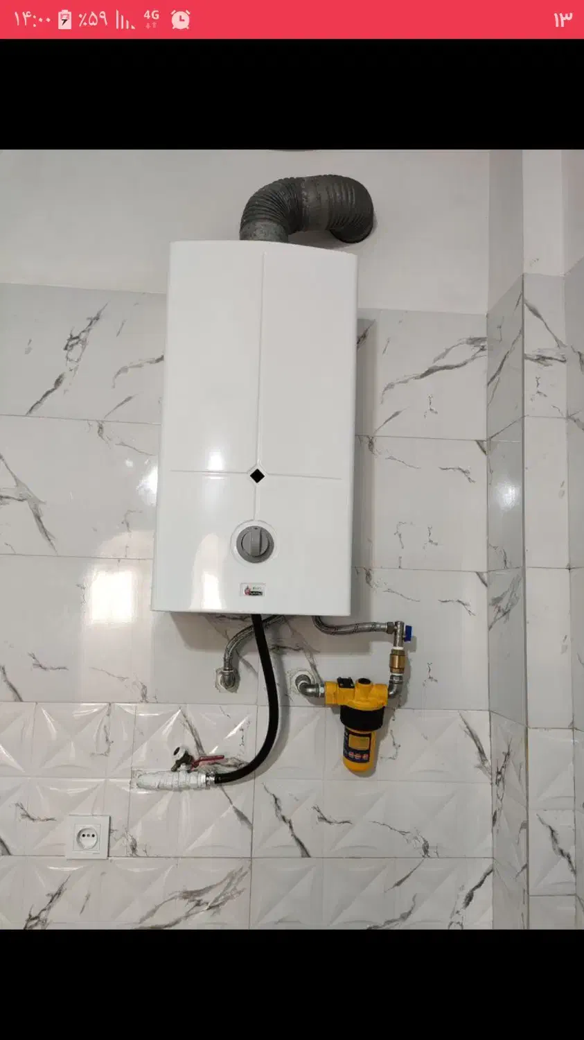 سرویس آبگرمکن دیواری بوتان|آبگرمکن، پکیج، شوفاژ|بروجرد, |دیوار