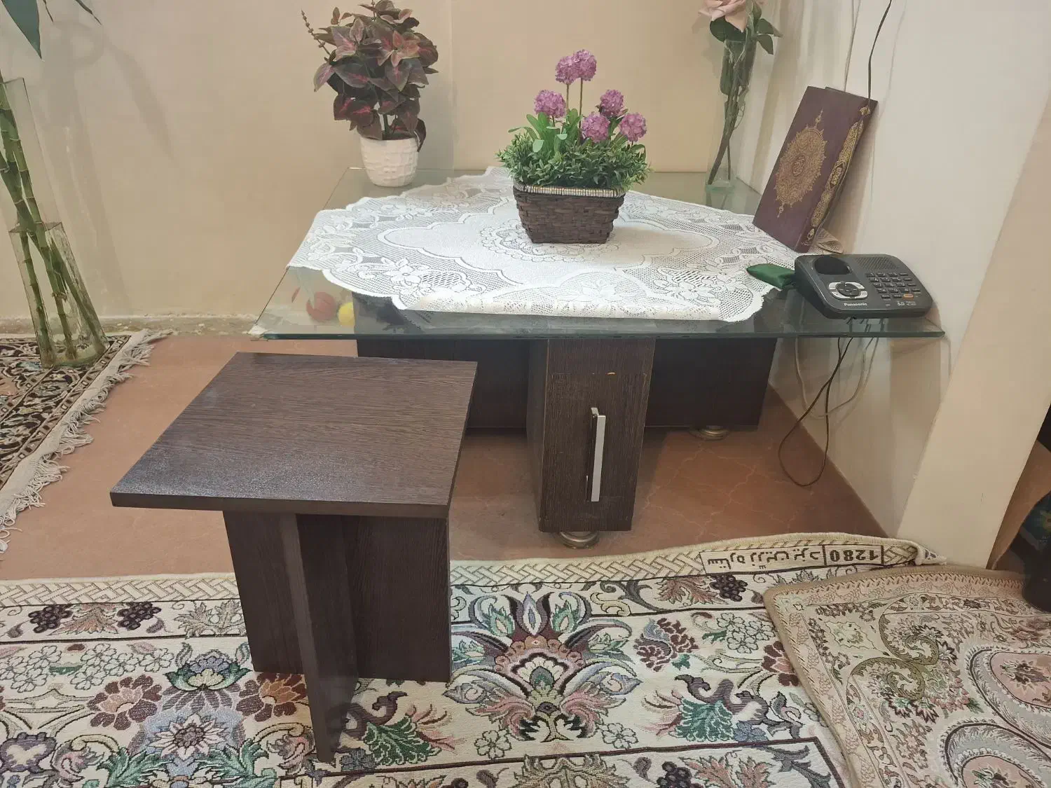 میز به همراه 4 عسلی سالم|مبلمان خانگی و میز عسلی|تهران, نارمک جنوبی|دیوار