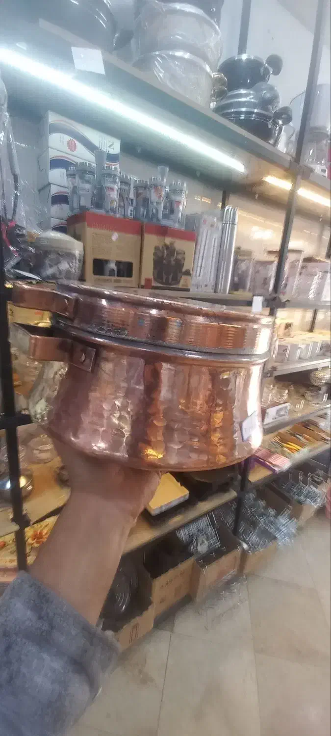 قابلمه مسی|ظروف پختوپز|مشهد, خواجه ربیع|دیوار