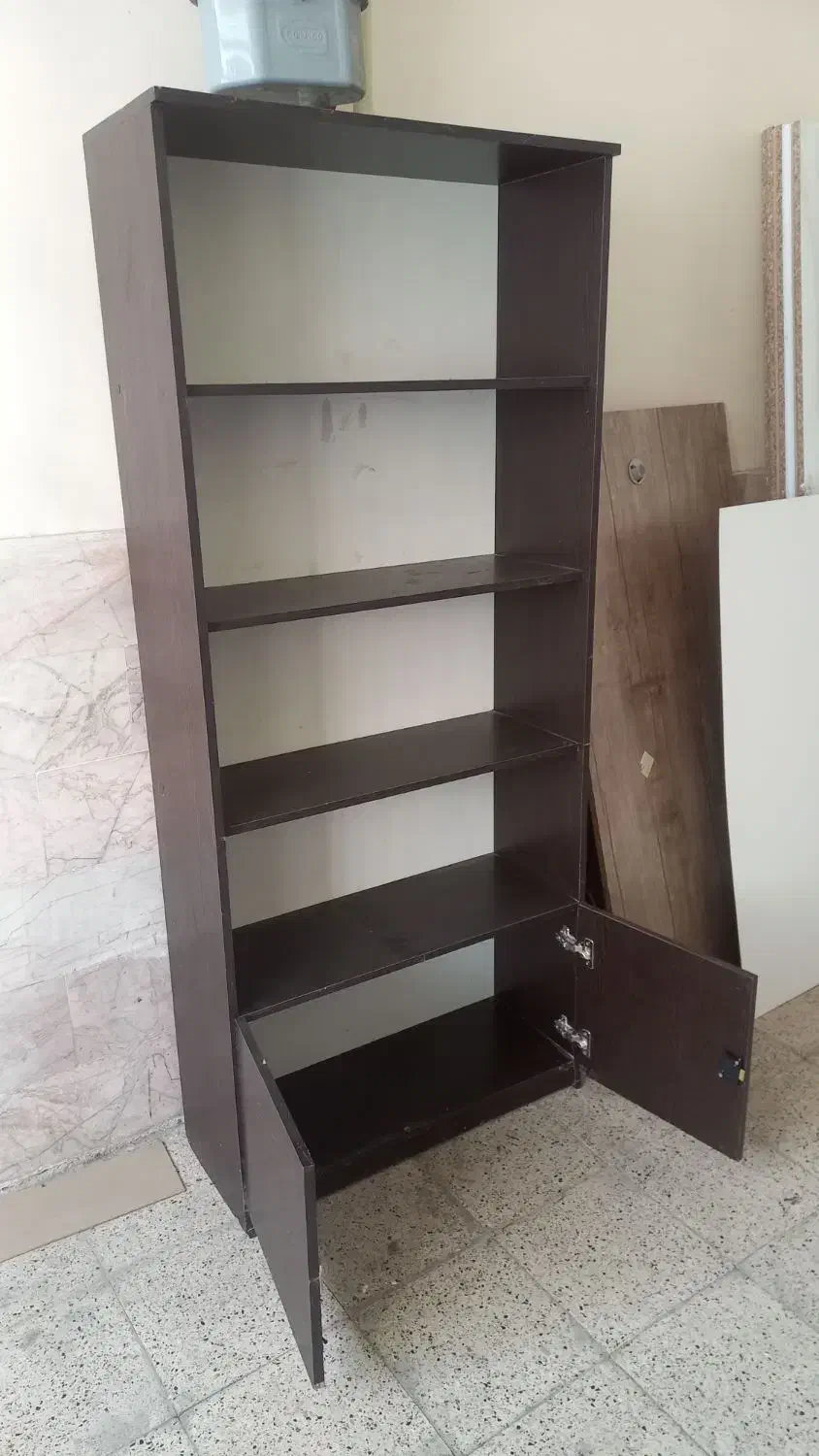 کتابخانه|کتابخانه، شلف، قفسههای دیواری|مشهد, شفا|دیوار