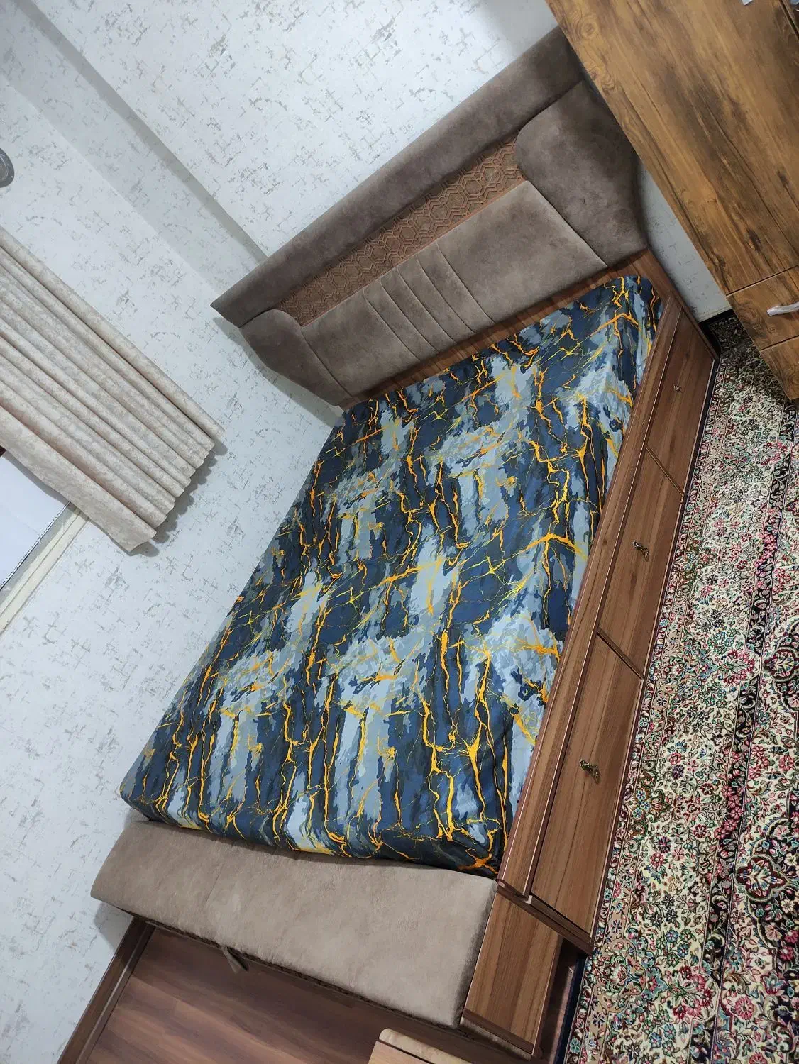 سرویس خواب چوب|تخت و سرویس خواب|کرمان, |دیوار