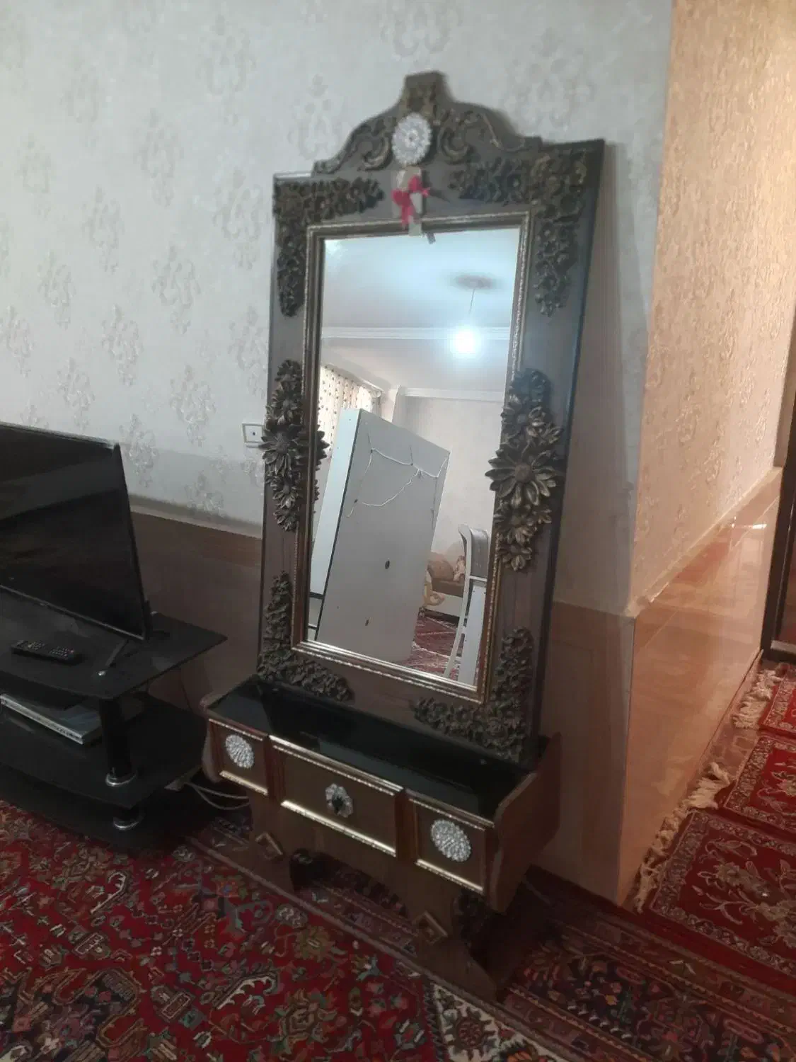 آینه کنسول/آینه|بوفه، ویترین، کنسول|میاندوآب, |دیوار