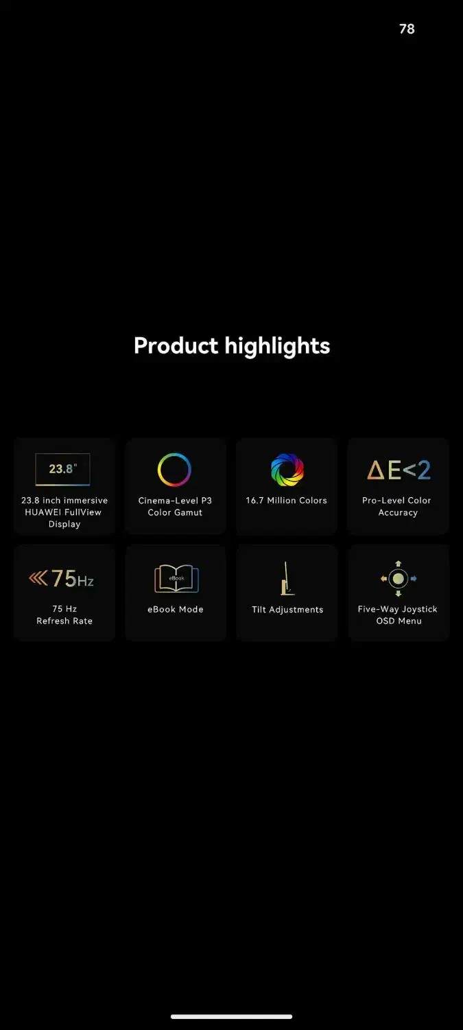 مانیتور هواوی مدل mate view se standard edition|قطعات و لوازم جانبی رایانه|پرند, فاز ۵|دیوار