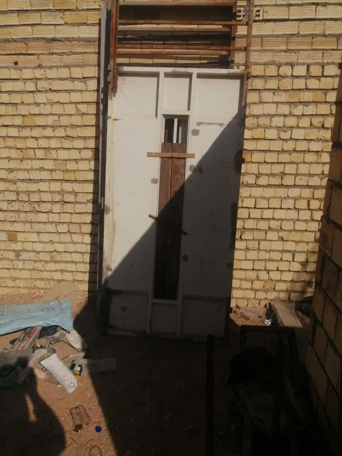 درب حیاطی سه لنگه|مصالح و تجهیزات ساختمان|مبارکه, |دیوار