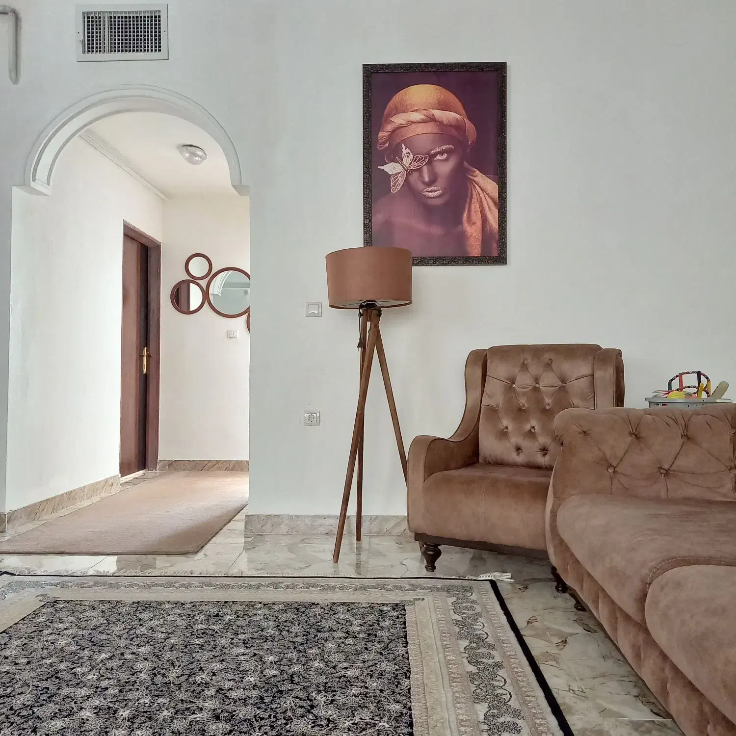 اباژور قهوه ای|چراغ خواب و آباژور|کرمانشاه, |دیوار