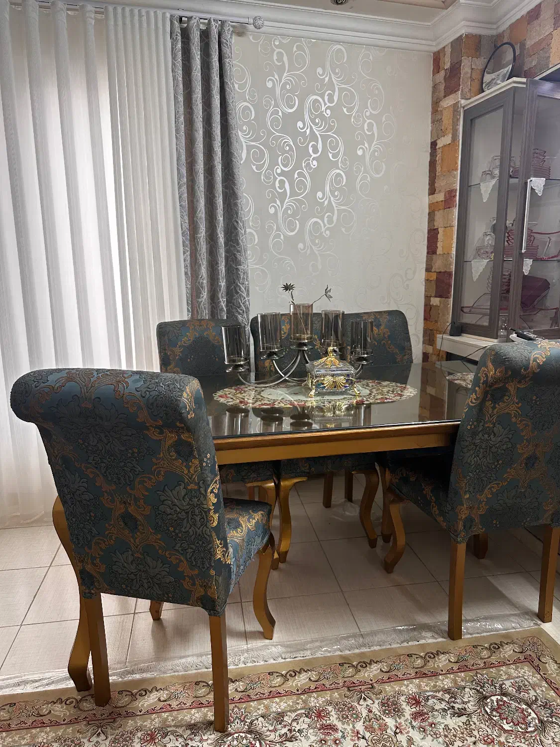 میز نهار خوری با صندلی|میز و صندلی غذاخوری|گنبد کاووس, |دیوار