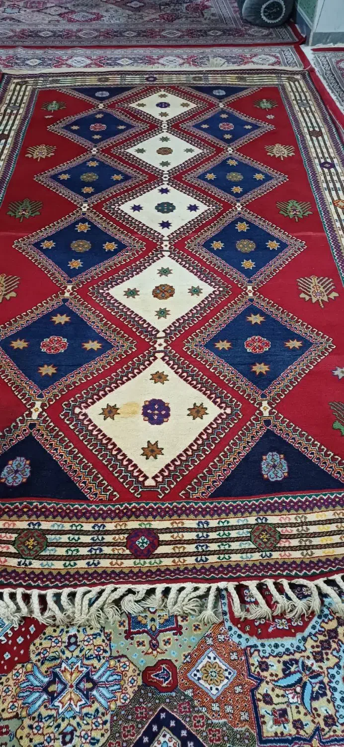 فرش دستباف جفت کامل،پشم|فرش|شهرکرد, |دیوار