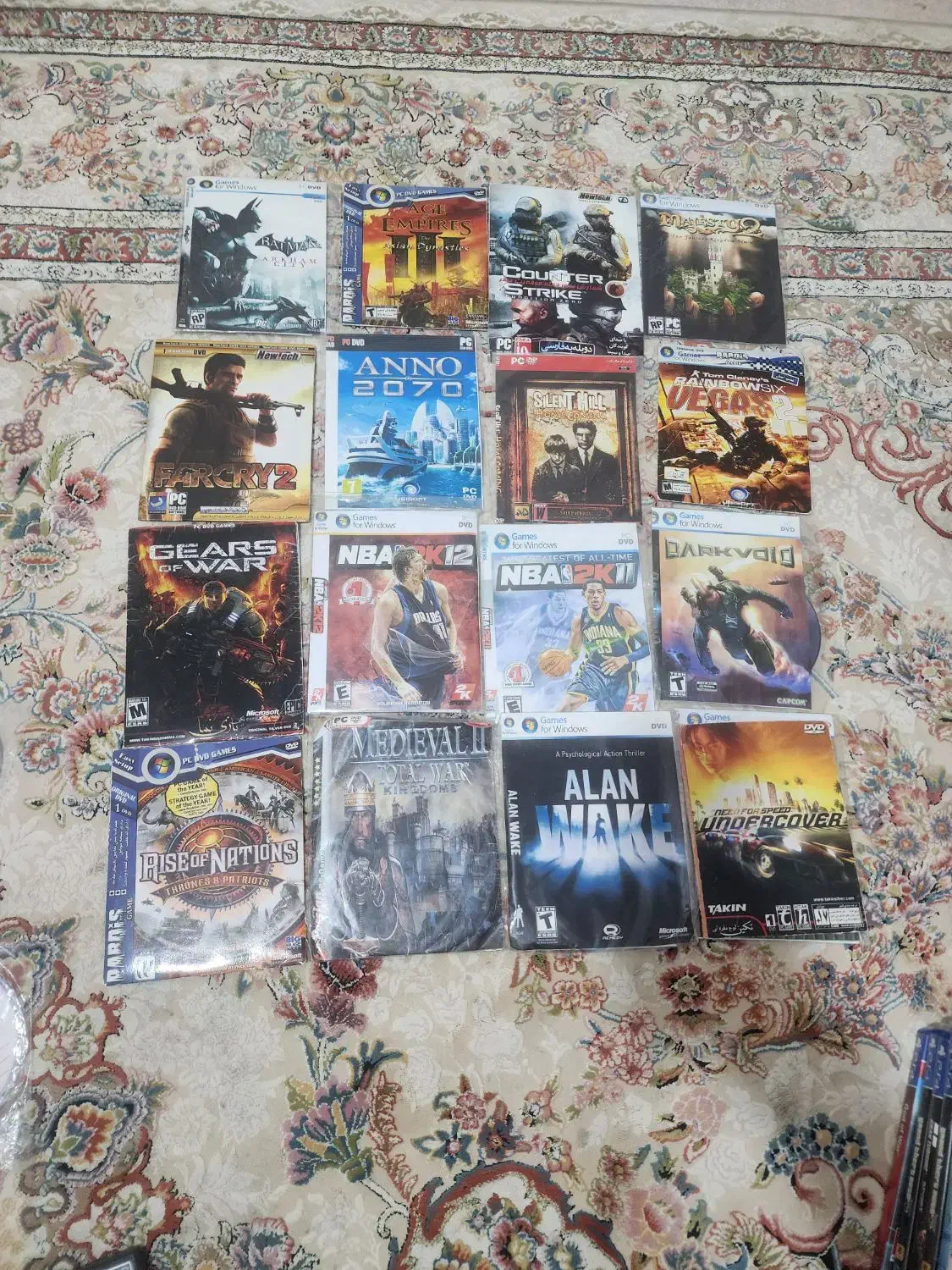 ۶۰ عدد بازی دی وی دی کامپیوتر|کنسول، بازی ویدئویی و آنلاین|تهران, دروازه شمیران|دیوار