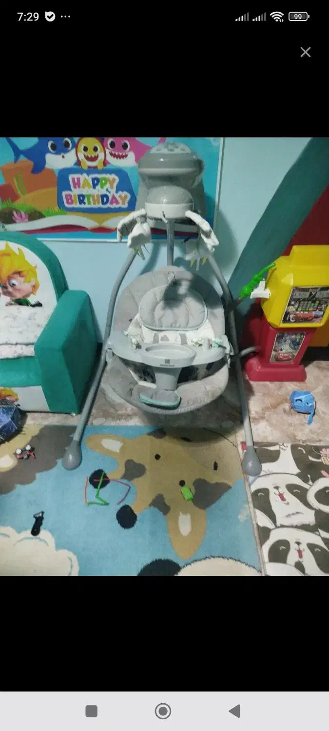 نی نی لای لای و گهواره برقی برند معتبر خارجی|اسباب و اثاث بچه|پردیس, فاز ۳|دیوار