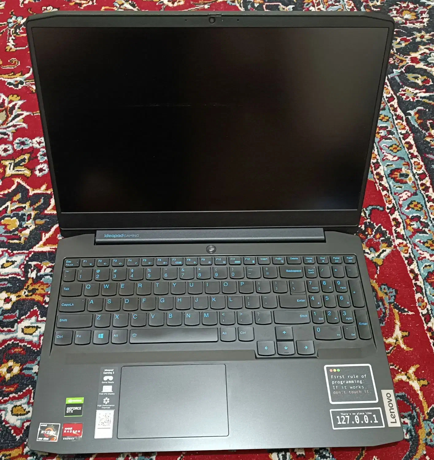 لنوو gaming 3/ryzen7 4800h/1650Ti/16gig|رایانه همراه|مشهد, دانشجو|دیوار
