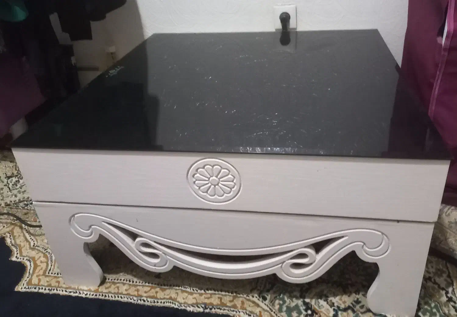 میز وسط مبلی، در حد نو، جنس بدنه چوب|مبلمان خانگی و میز عسلی|شاهین‌شهر, مسکن مهر|دیوار