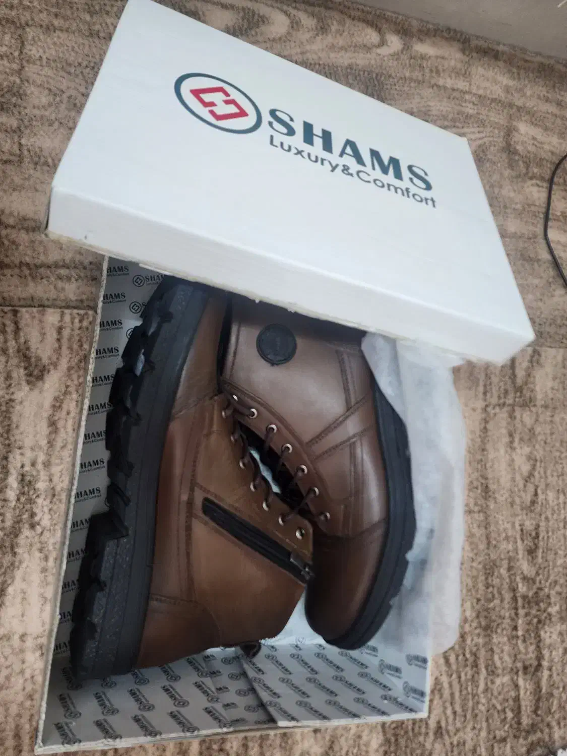 پوتین نیم بوت چرم سایز۴۲|کیف، کفش، کمربند|تبریز, |دیوار