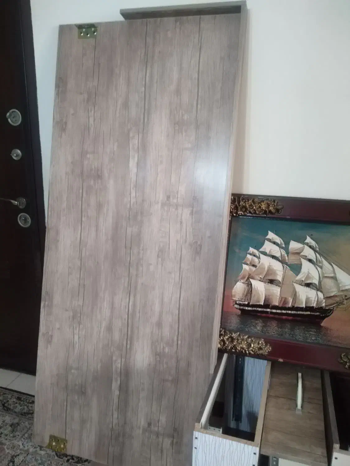 تشک و تخت  دونفره 200/180|تخت و سرویس خواب|رشت, منظریه|دیوار