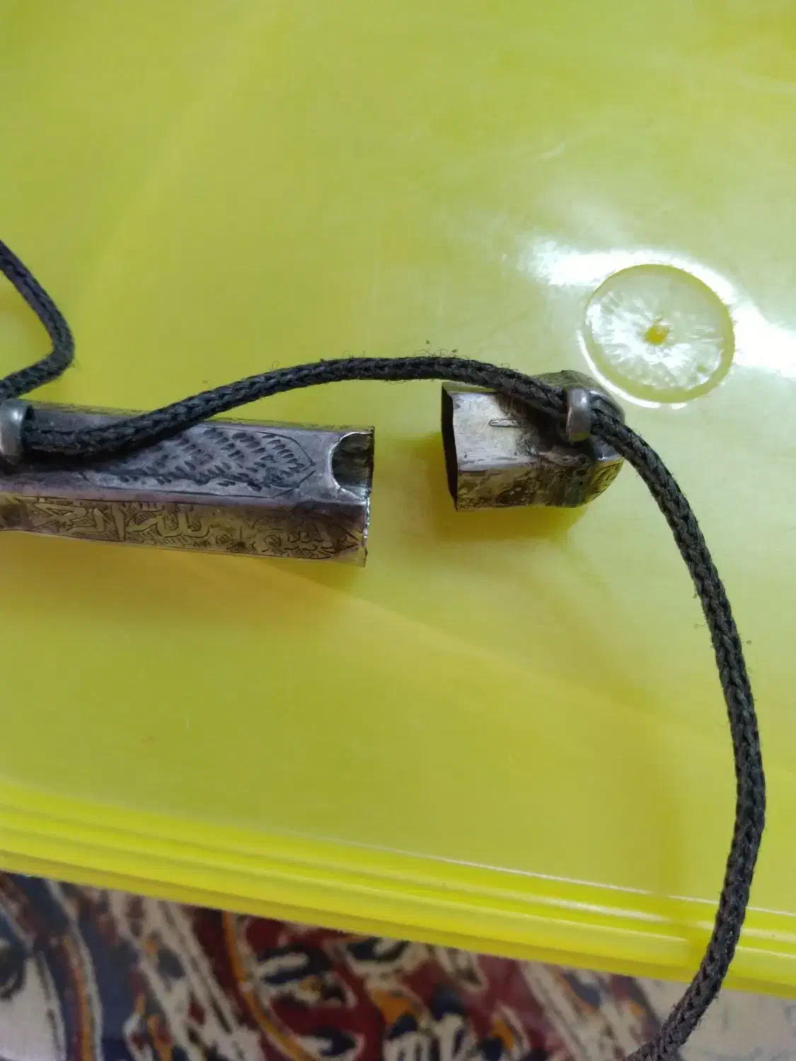 لول نقره دعانویس قاجاری یاصفوی|کلکسیون اشیاء عتیقه|اصفهان, بهار آزادی|دیوار