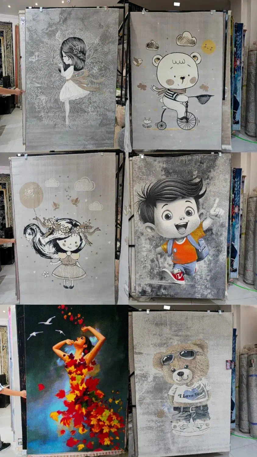 فرش بچه گانه.فرش کارتونی|فرش|ارومیه, |دیوار