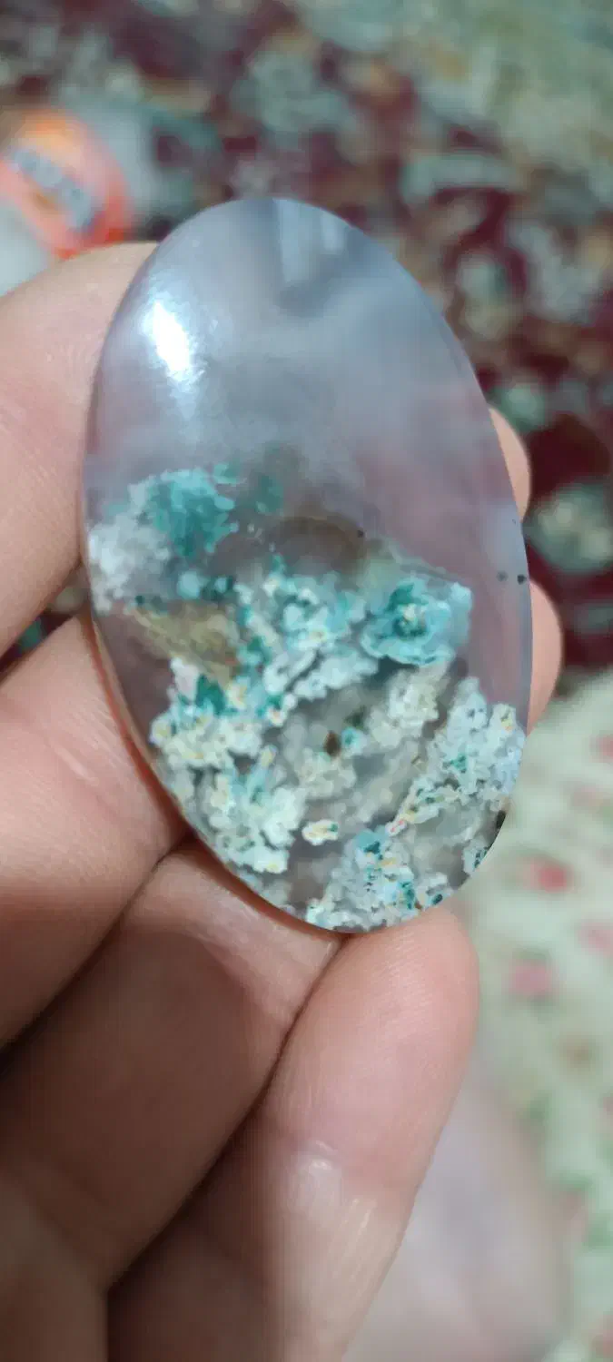 نگین عقیق شجر شکوفه بهاری|جواهرات|فولادشهر, مسکن مهر فولادشهر|دیوار