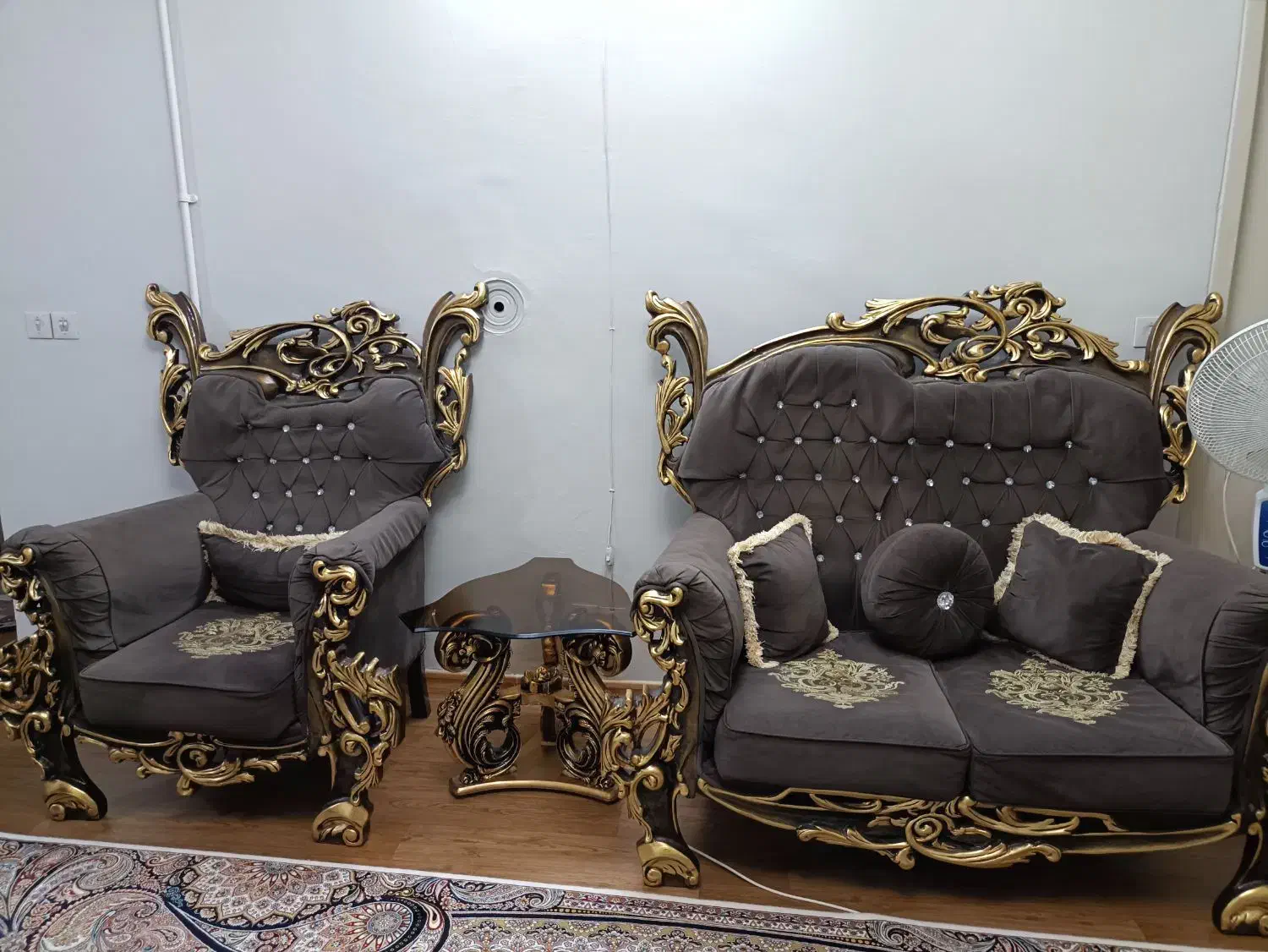 مبل سلطنتی|مبلمان خانگی و میز عسلی|تهران, شهرک امام خمینی|دیوار