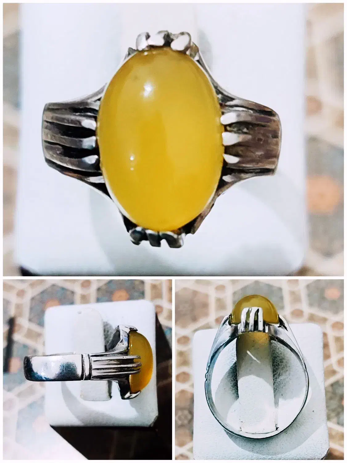 انگشتر نقره دست ساز|کلکسیون اشیاء عتیقه|رامهرمز, |دیوار