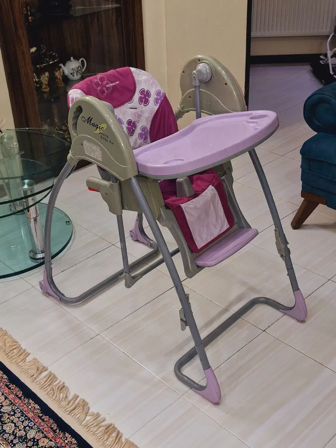 صندلی غذا وتاب برقی|تخت و صندلی بچه|اصفهان, مهدی آباد|دیوار