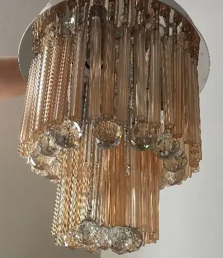 لوستر کنترلی سه شاخه یک جفت|لوستر و چراغ آویز|تهران, شهرک نفت|دیوار