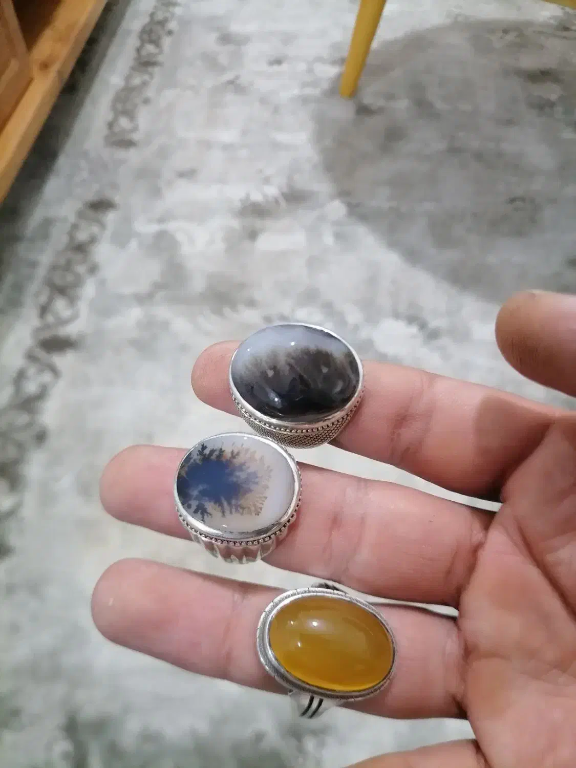 انگشترنقره دست ساز|جواهرات|کرمانشاه, |دیوار