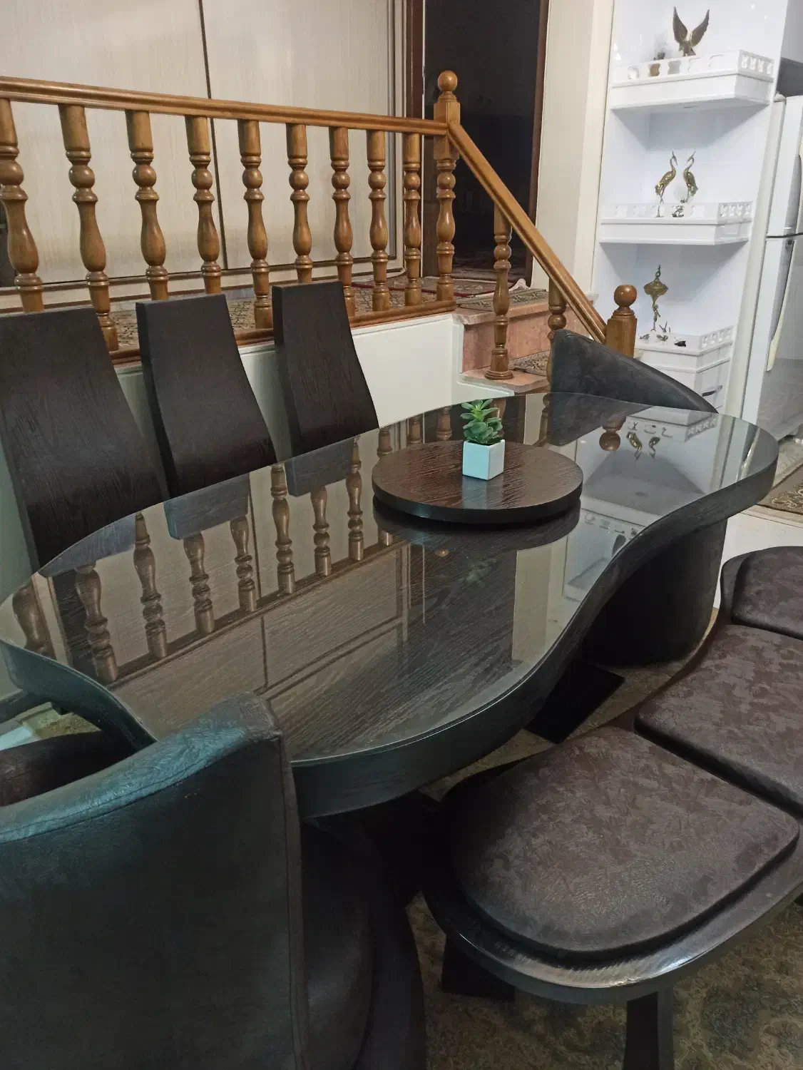 میز غذا خوری|میز و صندلی غذاخوری|شازند, |دیوار