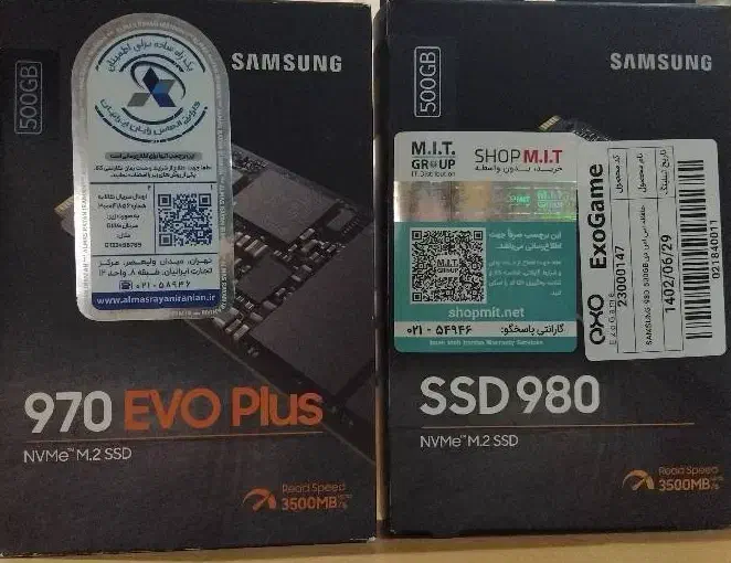 SSD 980 - 980 PRO - 970 EVO PLUS سامسونگ|قطعات و لوازم جانبی رایانه|تهران, خانی‌آباد|دیوار
