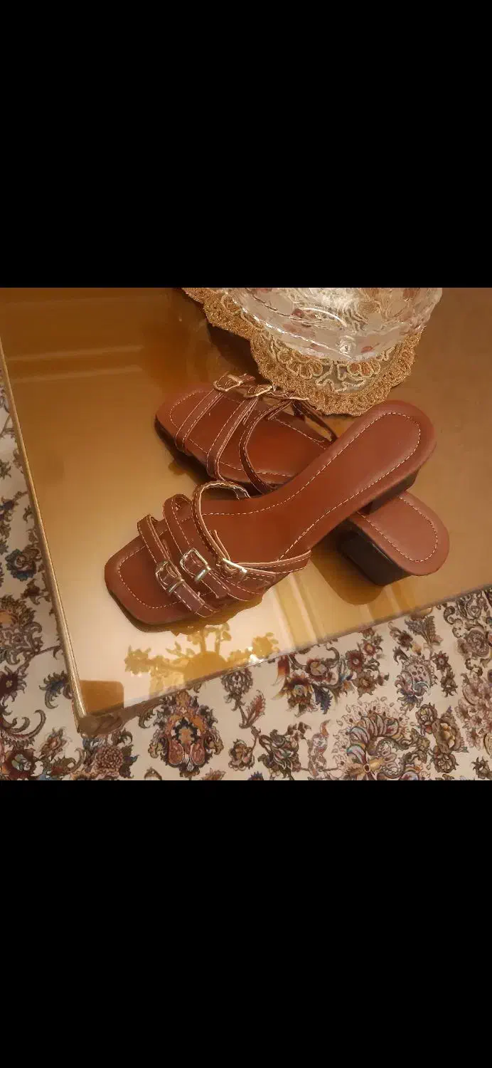 صندل قهوه ای عسلی سایز۴۰..۴۱|کیف، کفش، کمربند|اهواز, شهرک دانشگاه|دیوار