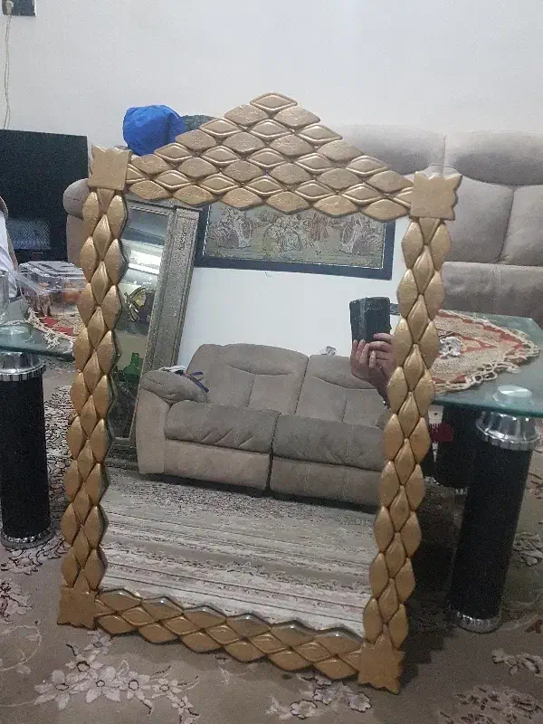 یکعدد آیینه ی برنجی قدیمی|کلکسیون اشیاء عتیقه|پاکدشت, پاکدشت (مامازند)|دیوار