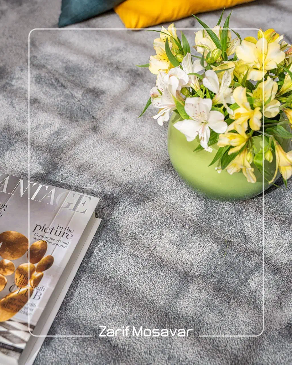 تافتینگ ظریف مصورموکت|موکت|کرمانشاه, |دیوار