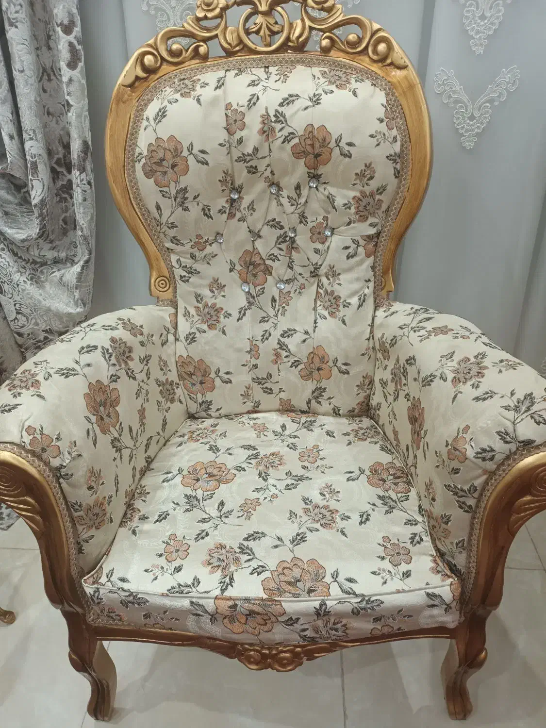 مبل سلطنتی ۹ نفره|مبلمان خانگی و میز عسلی|آذرشهر, |دیوار