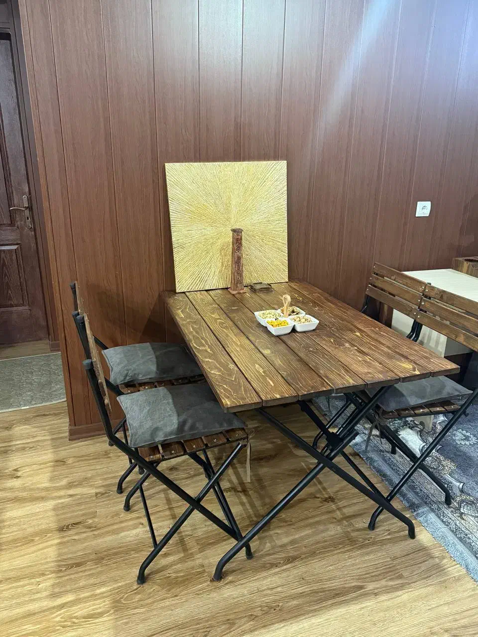 میـزنـهار خوری چوبـ روسی تـاشــو مدرن|میز و صندلی غذاخوری|مشهد, بهمن|دیوار