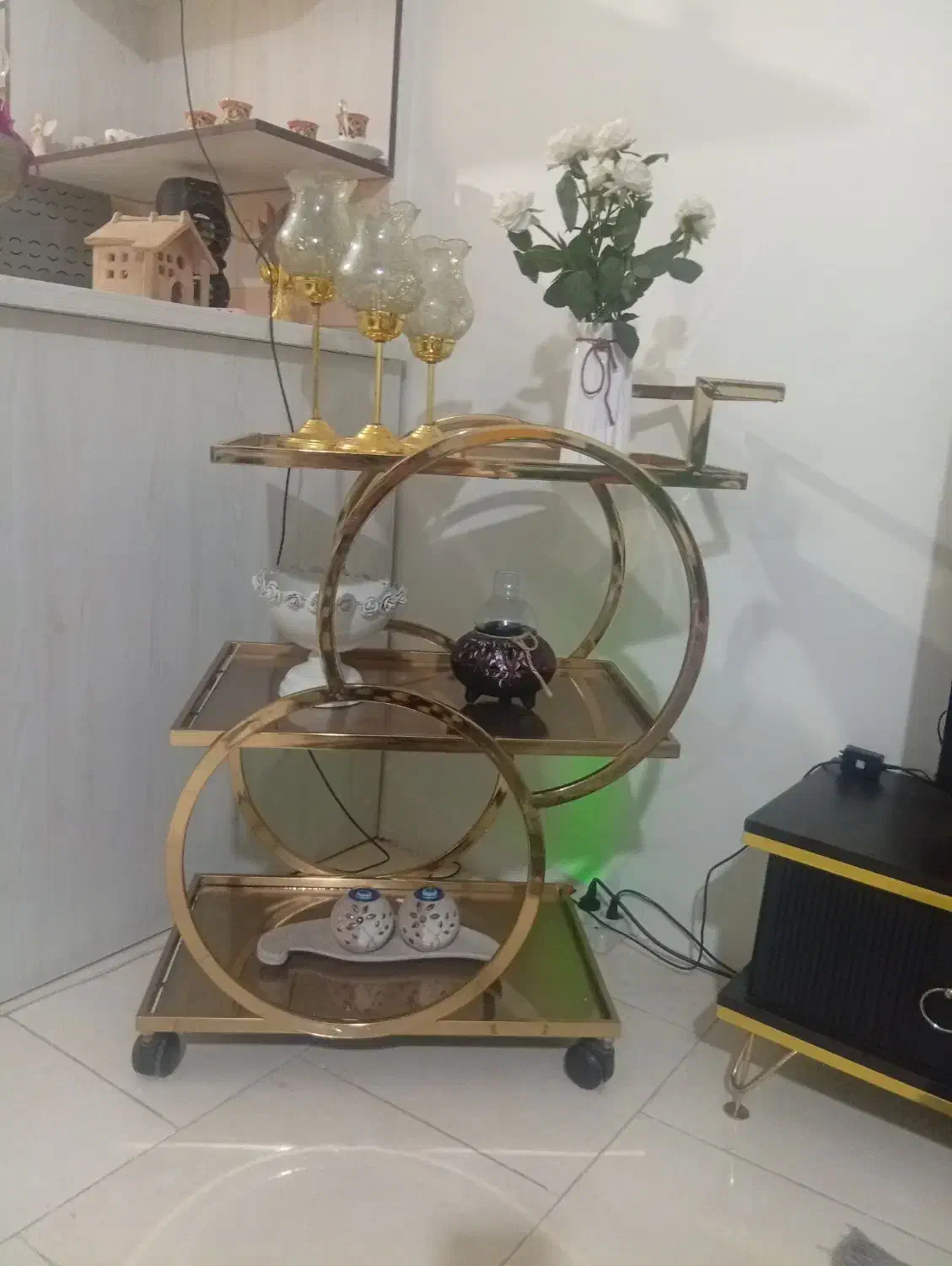 میز بار ویا ویترین|بوفه، ویترین، کنسول|بومهن, |دیوار