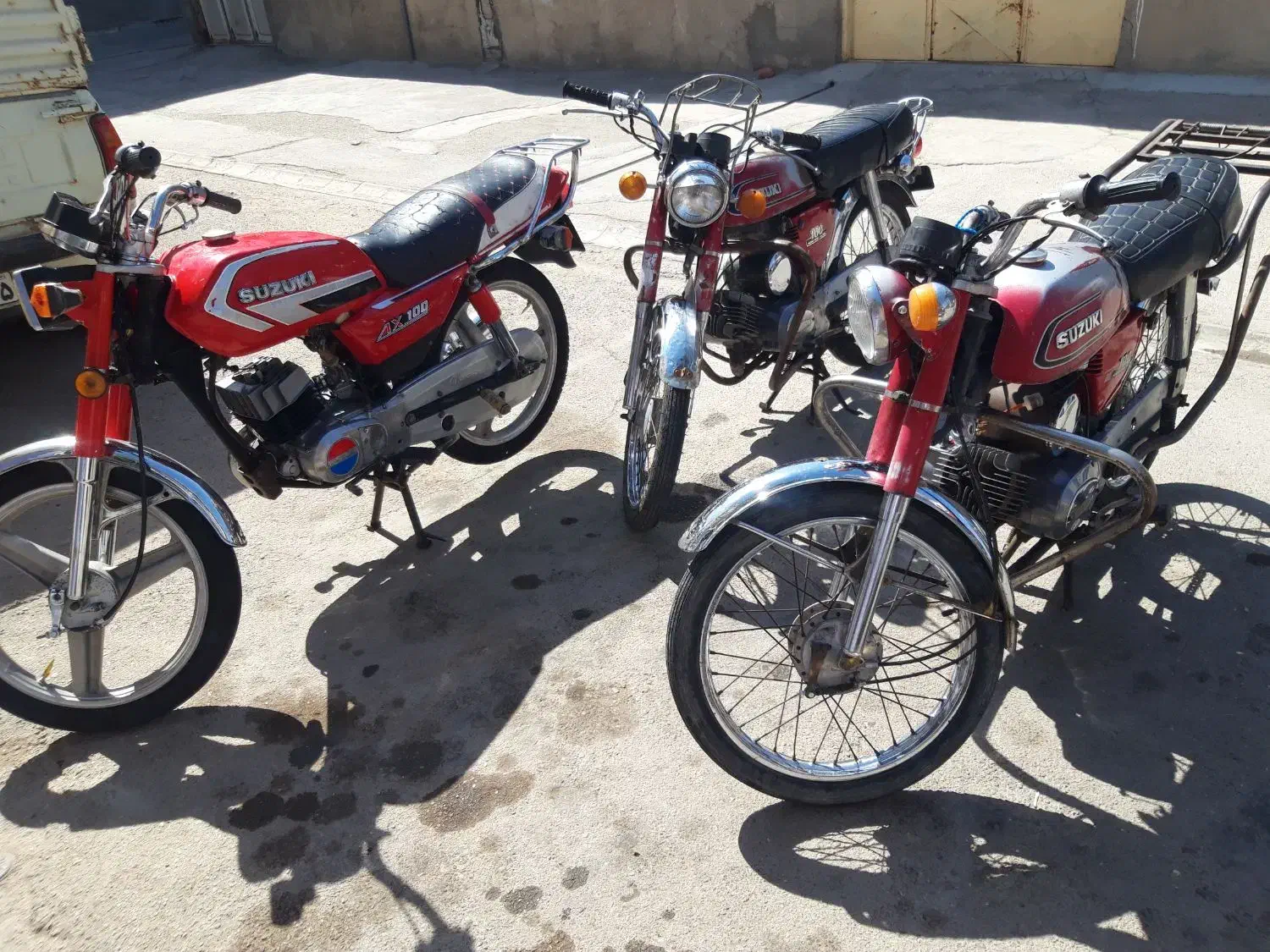 سوزوکی AX100وA100 استارتی 76 کلکسیونی|موتورسیکلت|تبریز, |دیوار