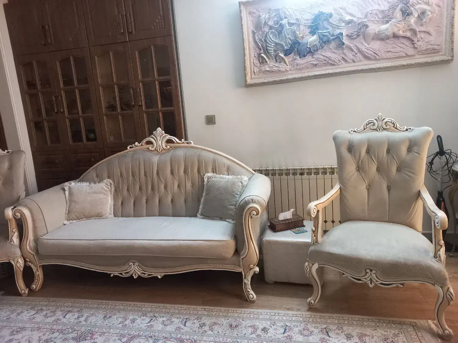 مبل سالم  کلاسیک ۷نفره|مبلمان خانگی و میز عسلی|تهران, چهارصد دستگاه|دیوار